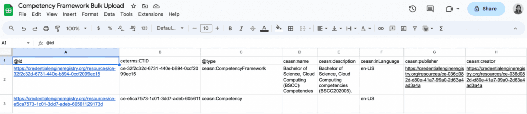 Uploading and Approving Competency Framework Data - Credential Registry ...